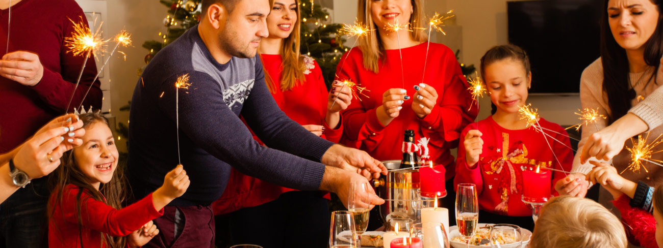 christmas gathering with family